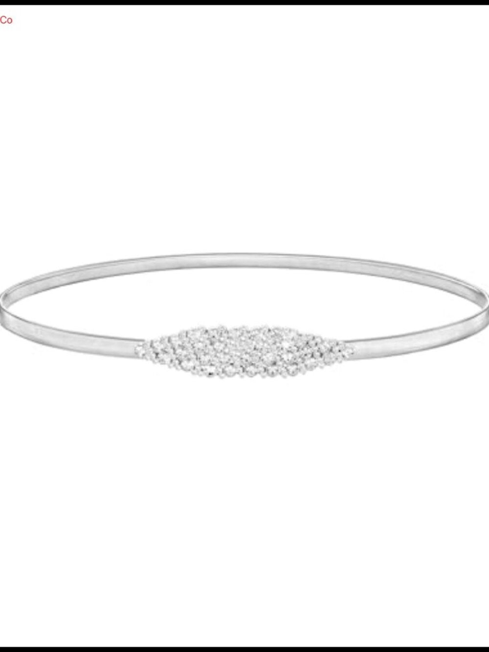 Women's Elastic Metal Skinny Belt Rhinestone Crystal Waist Dress Wedding Party
